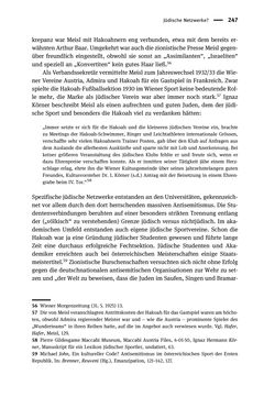 Bild der Seite - 247 - in Sportfunktionäre und jüdische Differenz - Zwischen Anerkennung und Antisemitismus – Wien 1918 bis 1938