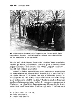 Image of the Page - 260 - in Sportfunktionäre und jüdische Differenz - Zwischen Anerkennung und Antisemitismus – Wien 1918 bis 1938