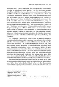 Image of the Page - 263 - in Sportfunktionäre und jüdische Differenz - Zwischen Anerkennung und Antisemitismus – Wien 1918 bis 1938