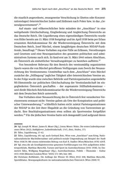Image of the Page - 271 - in Sportfunktionäre und jüdische Differenz - Zwischen Anerkennung und Antisemitismus – Wien 1918 bis 1938
