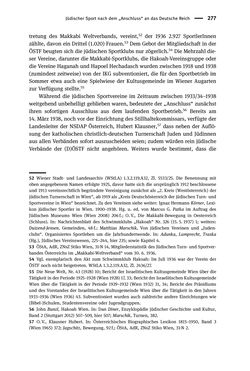 Bild der Seite - 277 - in Sportfunktionäre und jüdische Differenz - Zwischen Anerkennung und Antisemitismus – Wien 1918 bis 1938