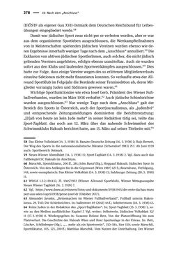 Image of the Page - 278 - in Sportfunktionäre und jüdische Differenz - Zwischen Anerkennung und Antisemitismus – Wien 1918 bis 1938