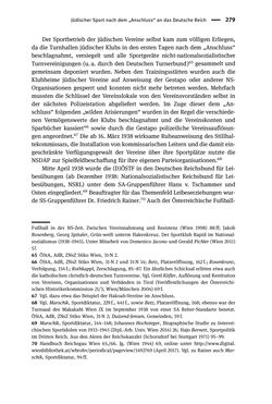 Image of the Page - 279 - in Sportfunktionäre und jüdische Differenz - Zwischen Anerkennung und Antisemitismus – Wien 1918 bis 1938