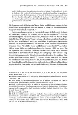 Image of the Page - 287 - in Sportfunktionäre und jüdische Differenz - Zwischen Anerkennung und Antisemitismus – Wien 1918 bis 1938