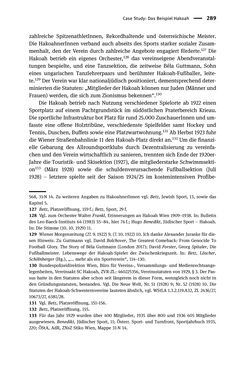 Image of the Page - 289 - in Sportfunktionäre und jüdische Differenz - Zwischen Anerkennung und Antisemitismus – Wien 1918 bis 1938