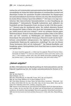 Image of the Page - 292 - in Sportfunktionäre und jüdische Differenz - Zwischen Anerkennung und Antisemitismus – Wien 1918 bis 1938