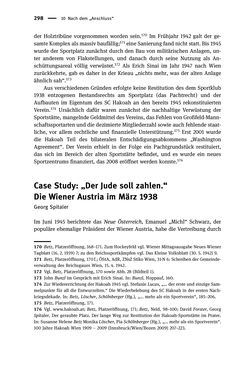 Image of the Page - 298 - in Sportfunktionäre und jüdische Differenz - Zwischen Anerkennung und Antisemitismus – Wien 1918 bis 1938