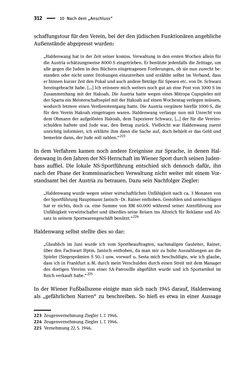 Image of the Page - 312 - in Sportfunktionäre und jüdische Differenz - Zwischen Anerkennung und Antisemitismus – Wien 1918 bis 1938