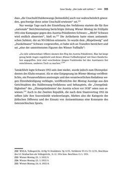 Image of the Page - 315 - in Sportfunktionäre und jüdische Differenz - Zwischen Anerkennung und Antisemitismus – Wien 1918 bis 1938