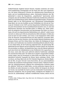 Image of the Page - 318 - in Sportfunktionäre und jüdische Differenz - Zwischen Anerkennung und Antisemitismus – Wien 1918 bis 1938