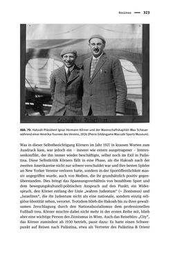 Image of the Page - 323 - in Sportfunktionäre und jüdische Differenz - Zwischen Anerkennung und Antisemitismus – Wien 1918 bis 1938