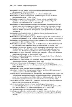 Bild der Seite - 346 - in Sportfunktionäre und jüdische Differenz - Zwischen Anerkennung und Antisemitismus – Wien 1918 bis 1938