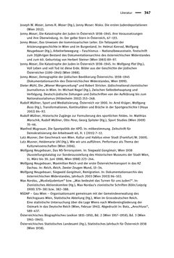 Bild der Seite - 347 - in Sportfunktionäre und jüdische Differenz - Zwischen Anerkennung und Antisemitismus – Wien 1918 bis 1938