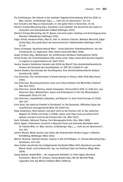 Bild der Seite - 351 - in Sportfunktionäre und jüdische Differenz - Zwischen Anerkennung und Antisemitismus – Wien 1918 bis 1938