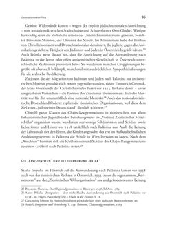 Bild der Seite - 85 - in Wien und die jüdische Erfahrung 1900-1938 - Akkulturation - Antisemitismus - Zionismus