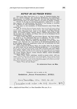 Image of the Page - 281 - in Wien und die jüdische Erfahrung 1900-1938 - Akkulturation - Antisemitismus - Zionismus