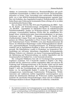 Image of the Page - 16 - in Wirkungsevaluation mobiler Jugendarbeit - Methodische Zugänge und empirische Ergebnisse