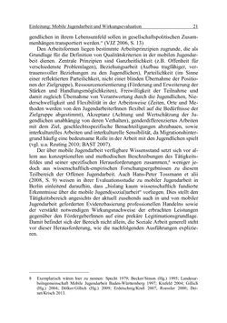 Bild der Seite - 21 - in Wirkungsevaluation mobiler Jugendarbeit - Methodische Zugänge und empirische Ergebnisse