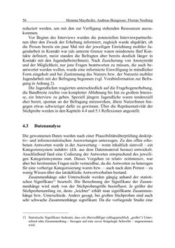 Bild der Seite - 56 - in Wirkungsevaluation mobiler Jugendarbeit - Methodische Zugänge und empirische Ergebnisse