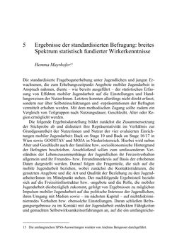 Image of the Page - 61 - in Wirkungsevaluation mobiler Jugendarbeit - Methodische Zugänge und empirische Ergebnisse