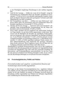 Bild der Seite - 82 - in Wirkungsevaluation mobiler Jugendarbeit - Methodische Zugänge und empirische Ergebnisse