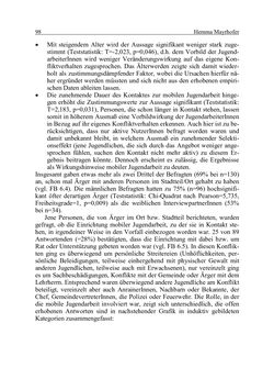Bild der Seite - 98 - in Wirkungsevaluation mobiler Jugendarbeit - Methodische Zugänge und empirische Ergebnisse
