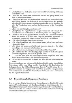 Bild der Seite - 100 - in Wirkungsevaluation mobiler Jugendarbeit - Methodische Zugänge und empirische Ergebnisse