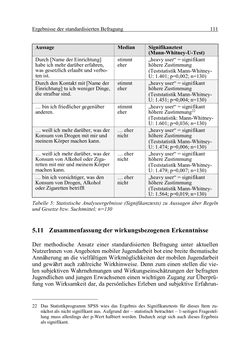 Bild der Seite - 111 - in Wirkungsevaluation mobiler Jugendarbeit - Methodische Zugänge und empirische Ergebnisse