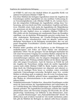 Bild der Seite - 113 - in Wirkungsevaluation mobiler Jugendarbeit - Methodische Zugänge und empirische Ergebnisse