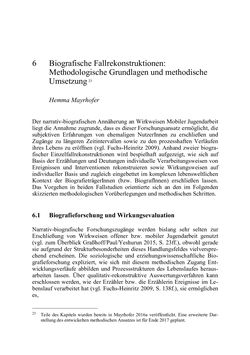 Bild der Seite - 117 - in Wirkungsevaluation mobiler Jugendarbeit - Methodische Zugänge und empirische Ergebnisse