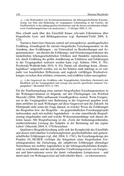 Bild der Seite - 118 - in Wirkungsevaluation mobiler Jugendarbeit - Methodische Zugänge und empirische Ergebnisse