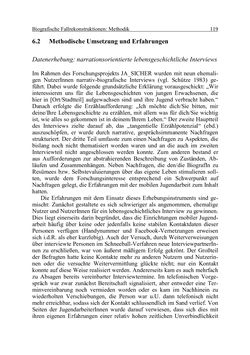 Image of the Page - 119 - in Wirkungsevaluation mobiler Jugendarbeit - Methodische Zugänge und empirische Ergebnisse
