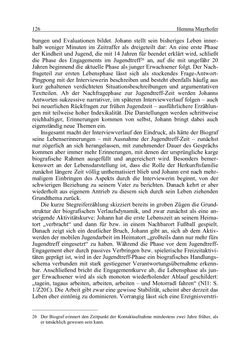Bild der Seite - 126 - in Wirkungsevaluation mobiler Jugendarbeit - Methodische Zugänge und empirische Ergebnisse