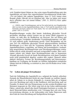 Image of the Page - 138 - in Wirkungsevaluation mobiler Jugendarbeit - Methodische Zugänge und empirische Ergebnisse