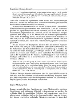 Image of the Page - 161 - in Wirkungsevaluation mobiler Jugendarbeit - Methodische Zugänge und empirische Ergebnisse