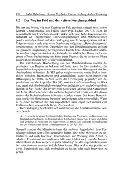 Bild der Seite - 170 - in Wirkungsevaluation mobiler Jugendarbeit - Methodische Zugänge und empirische Ergebnisse