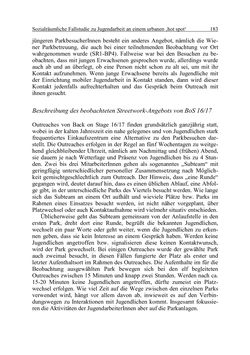 Bild der Seite - 183 - in Wirkungsevaluation mobiler Jugendarbeit - Methodische Zugänge und empirische Ergebnisse