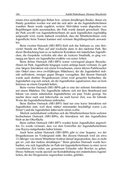 Bild der Seite - 186 - in Wirkungsevaluation mobiler Jugendarbeit - Methodische Zugänge und empirische Ergebnisse