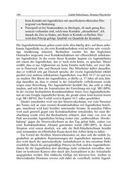 Bild der Seite - 190 - in Wirkungsevaluation mobiler Jugendarbeit - Methodische Zugänge und empirische Ergebnisse