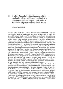 Bild der Seite - 203 - in Wirkungsevaluation mobiler Jugendarbeit - Methodische Zugänge und empirische Ergebnisse