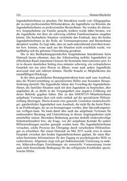 Bild der Seite - 216 - in Wirkungsevaluation mobiler Jugendarbeit - Methodische Zugänge und empirische Ergebnisse
