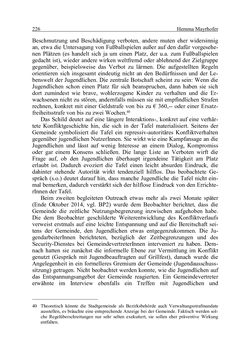 Bild der Seite - 226 - in Wirkungsevaluation mobiler Jugendarbeit - Methodische Zugänge und empirische Ergebnisse