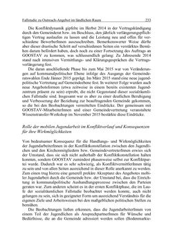 Bild der Seite - 233 - in Wirkungsevaluation mobiler Jugendarbeit - Methodische Zugänge und empirische Ergebnisse