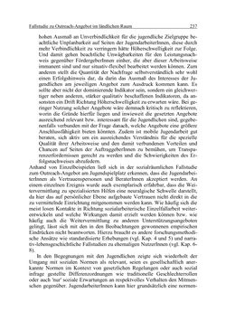 Bild der Seite - 237 - in Wirkungsevaluation mobiler Jugendarbeit - Methodische Zugänge und empirische Ergebnisse