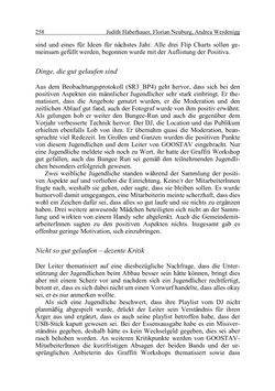 Image of the Page - 258 - in Wirkungsevaluation mobiler Jugendarbeit - Methodische Zugänge und empirische Ergebnisse