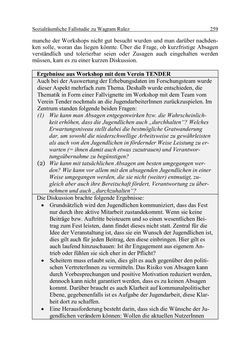 Image of the Page - 259 - in Wirkungsevaluation mobiler Jugendarbeit - Methodische Zugänge und empirische Ergebnisse