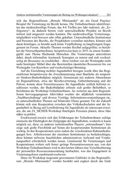 Image of the Page - 281 - in Wirkungsevaluation mobiler Jugendarbeit - Methodische Zugänge und empirische Ergebnisse