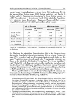 Bild der Seite - 291 - in Wirkungsevaluation mobiler Jugendarbeit - Methodische Zugänge und empirische Ergebnisse