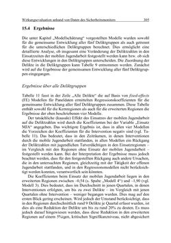 Image of the Page - 305 - in Wirkungsevaluation mobiler Jugendarbeit - Methodische Zugänge und empirische Ergebnisse