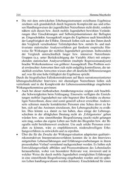 Image of the Page - 314 - in Wirkungsevaluation mobiler Jugendarbeit - Methodische Zugänge und empirische Ergebnisse